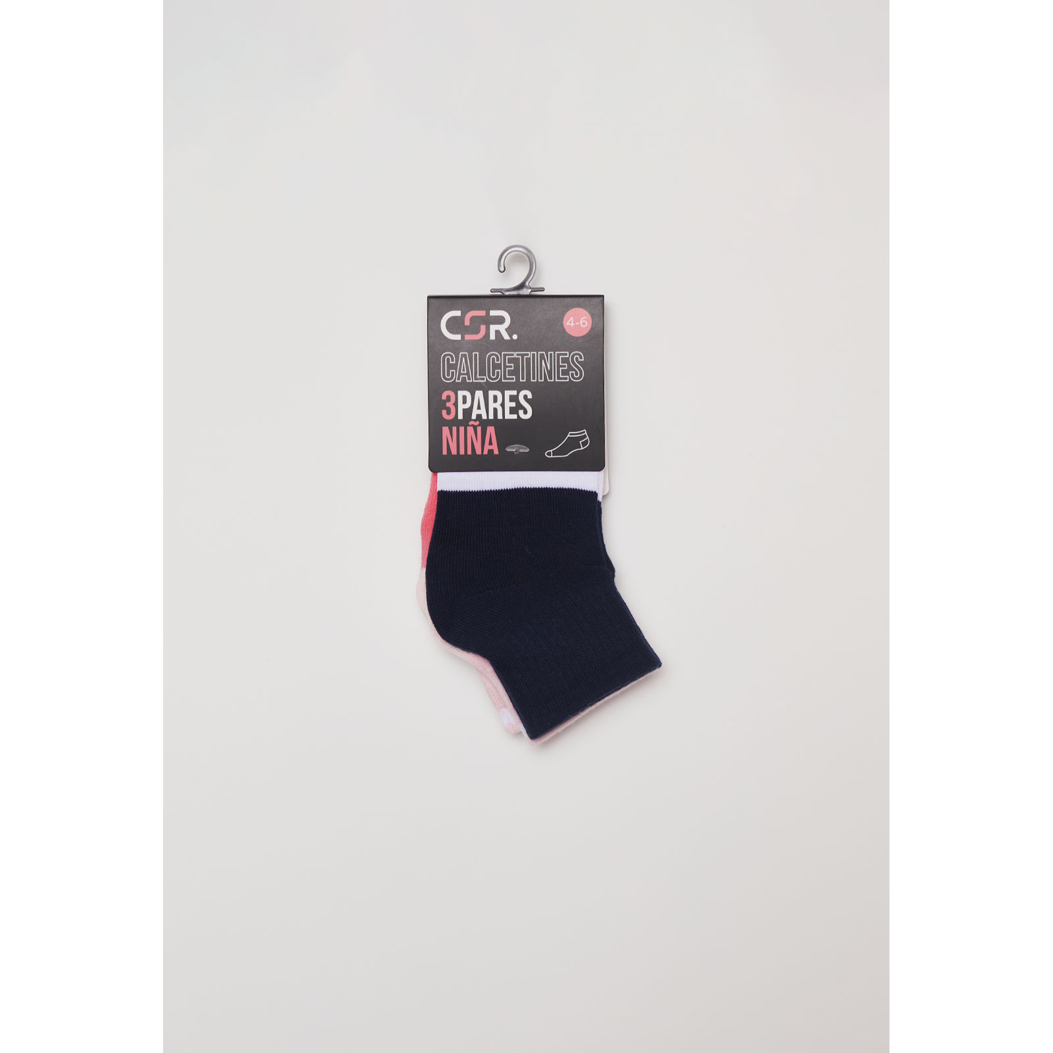 Calcetín Tripack Sport Niña Blanco Familyshop 2