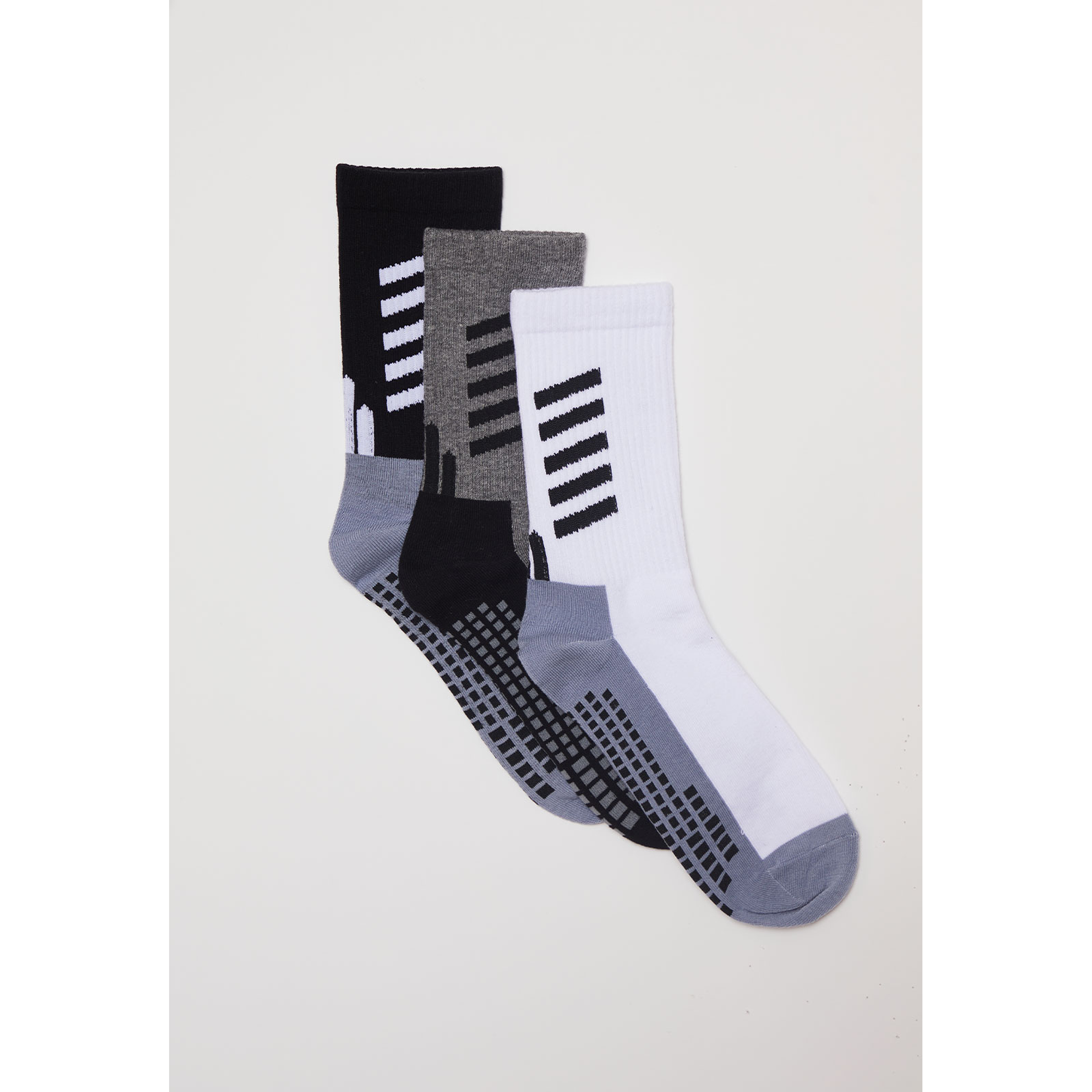 Calcetín Tripack Sport Diseño Hombre Gris Familyshop 1