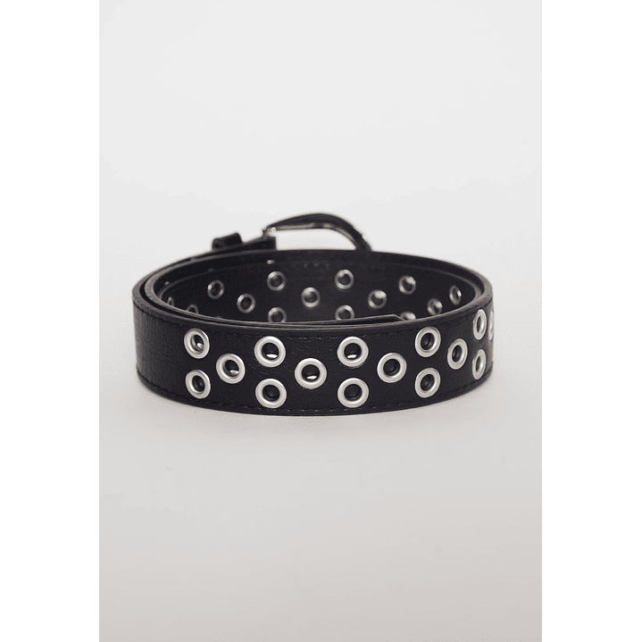 Cinturón Eyelet S1 Mujer Negro Familyshop 2