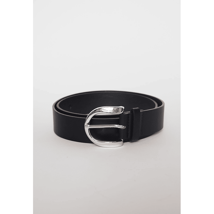 Cinturón Hebilla Dis1 Mujer Negro Familyshop 1