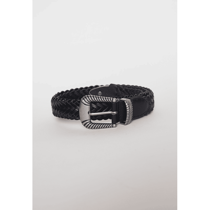 Cinturón Hebilla Dis2 Mujer Negro Familyshop 1