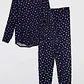 Pijama Tejido Mujer Azul Familyshop - Miniatura 5