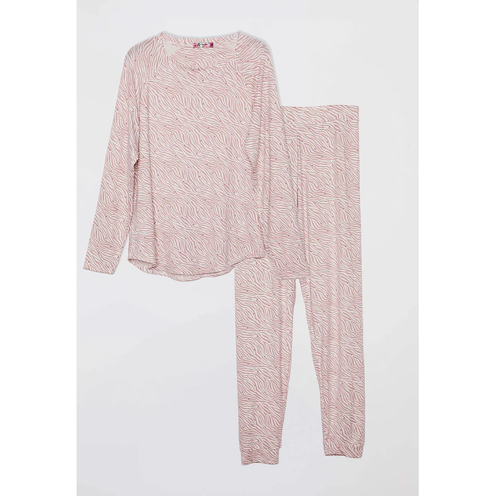 Pijama Tejido Mujer Rosado Familyshop 5
