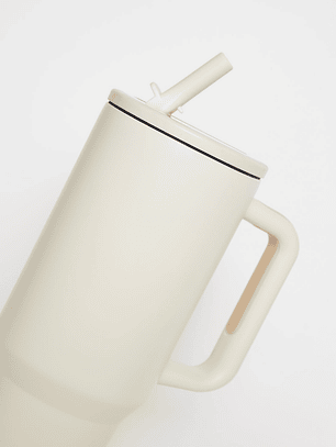 Taza Térmica Unisex Beige Familyshop
