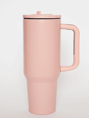 Taza Térmica Unisex Rosado Familyshop