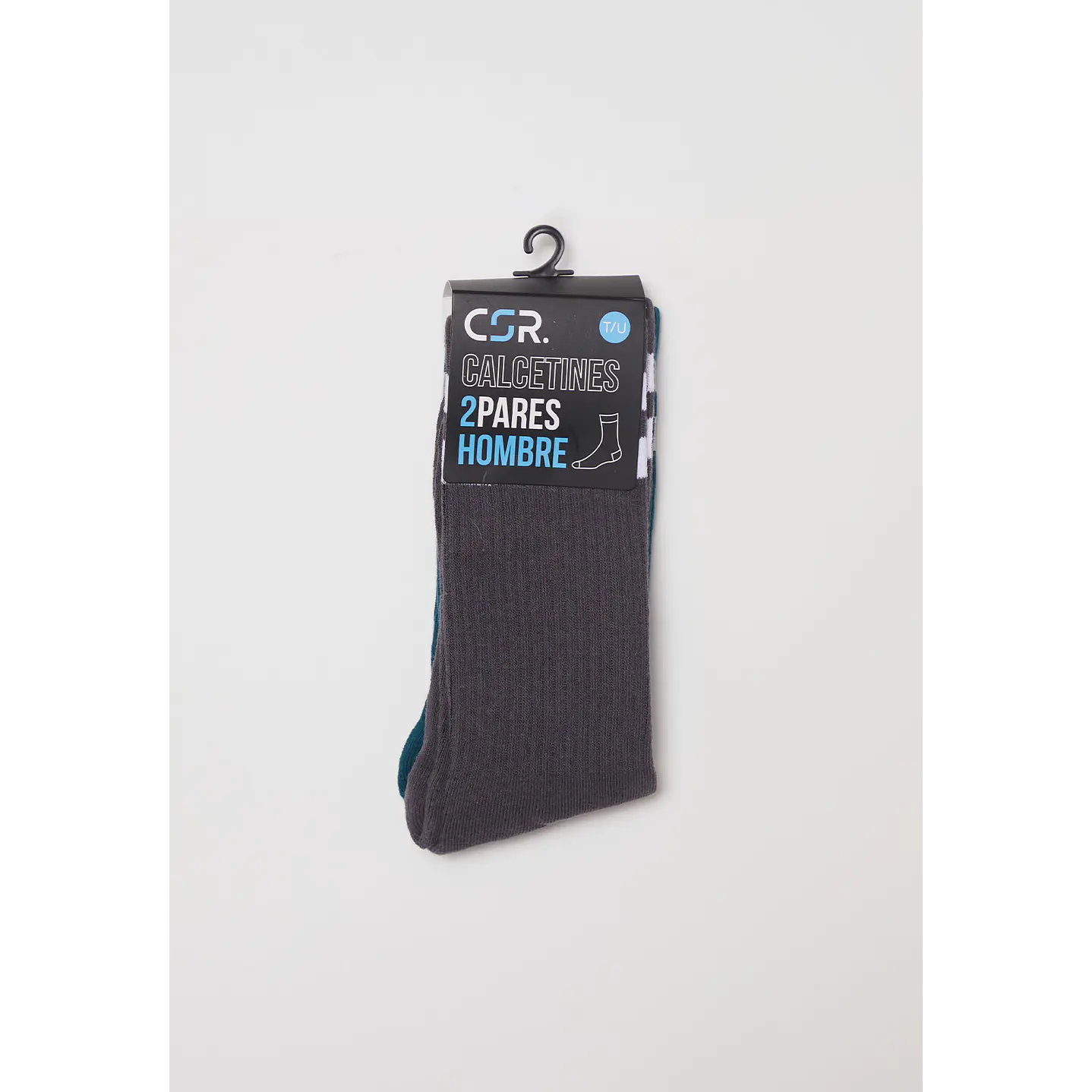 Calcetín Bipack Largo Skater Hombre Negro Familyshop 2