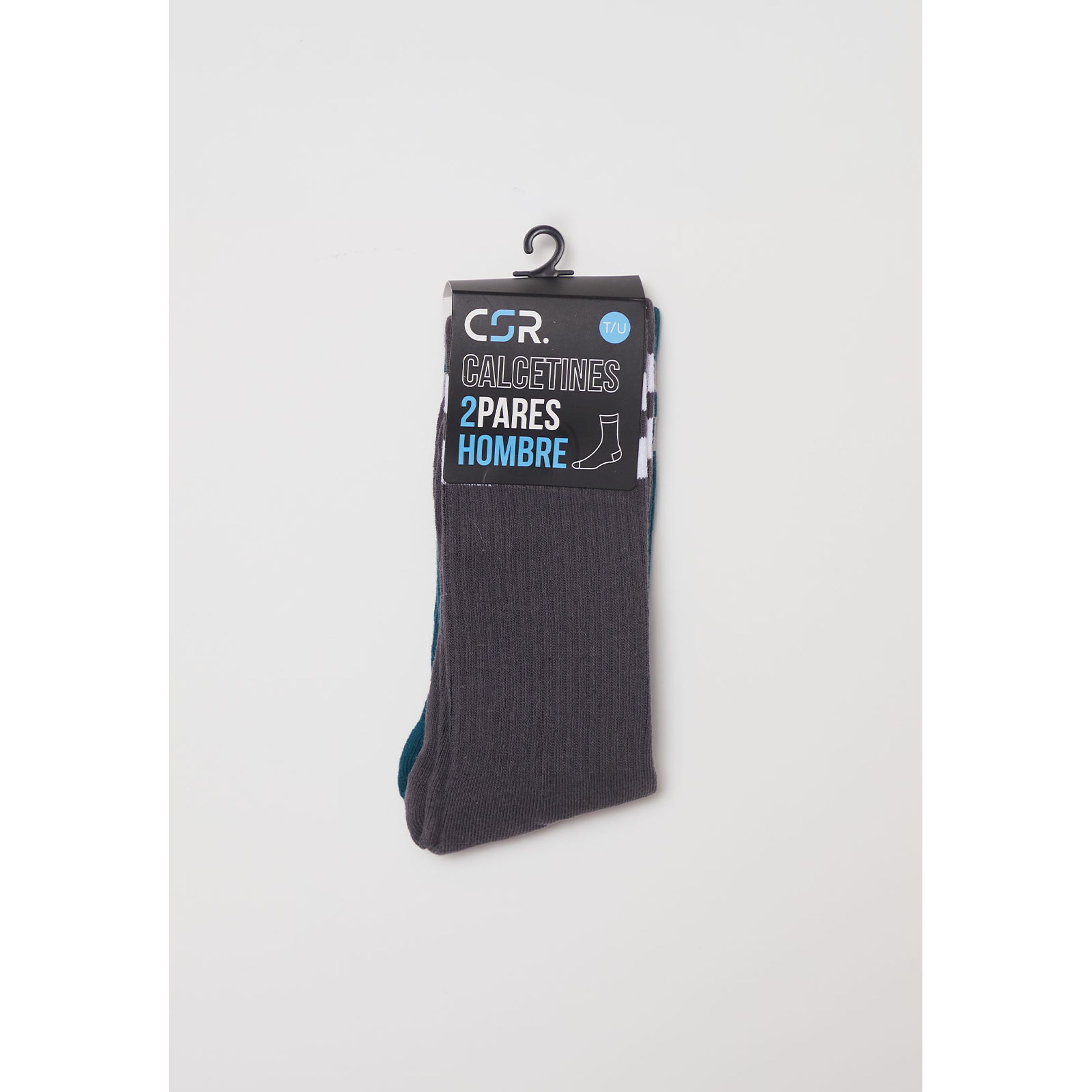 Calcetín Bipack Largo Skater Hombre Negro Familyshop 2