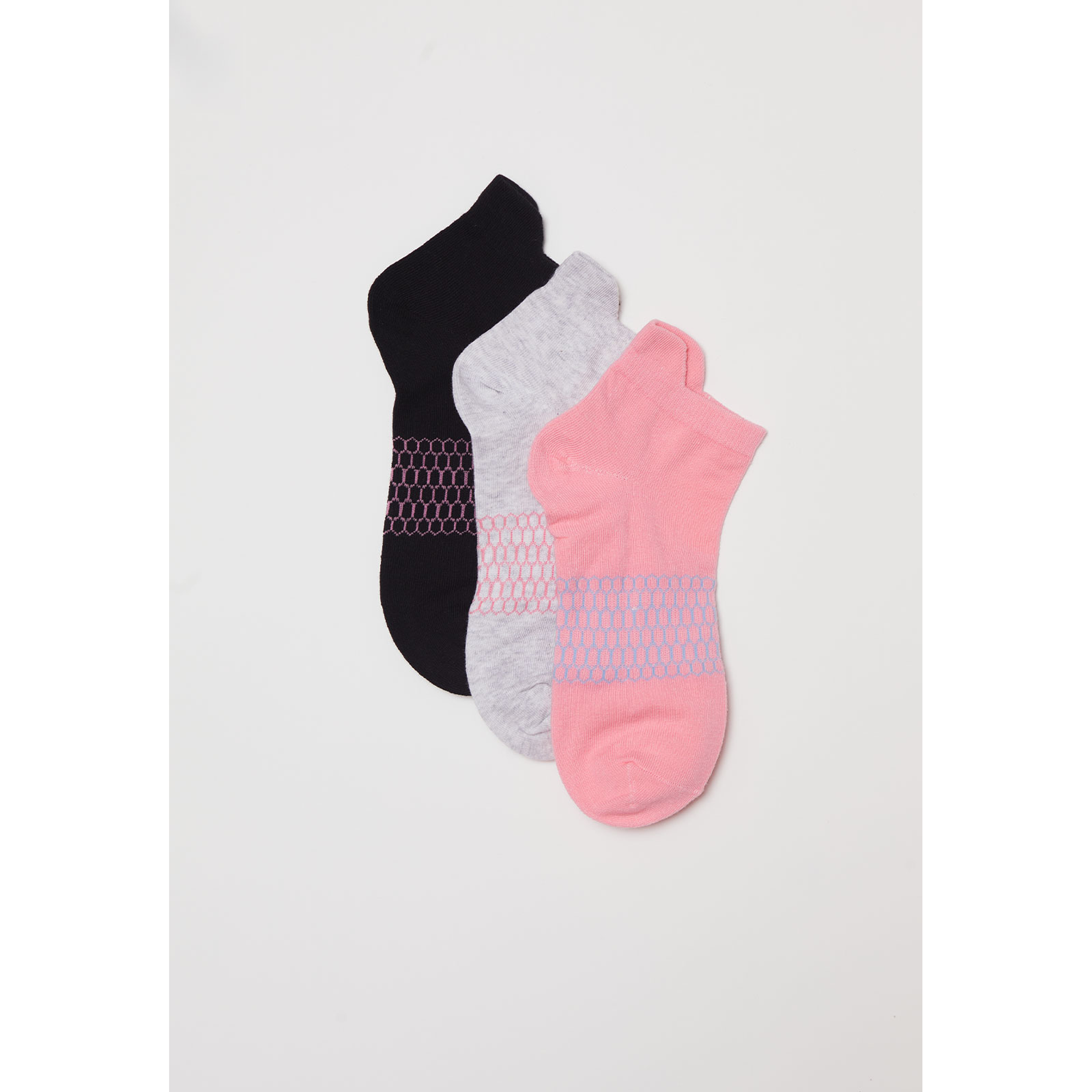 Calcetín Tripack Sport Mujer Rosado Familyshop 1