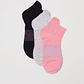 Calcetín Tripack Sport Mujer Rosado Familyshop - Miniatura 1