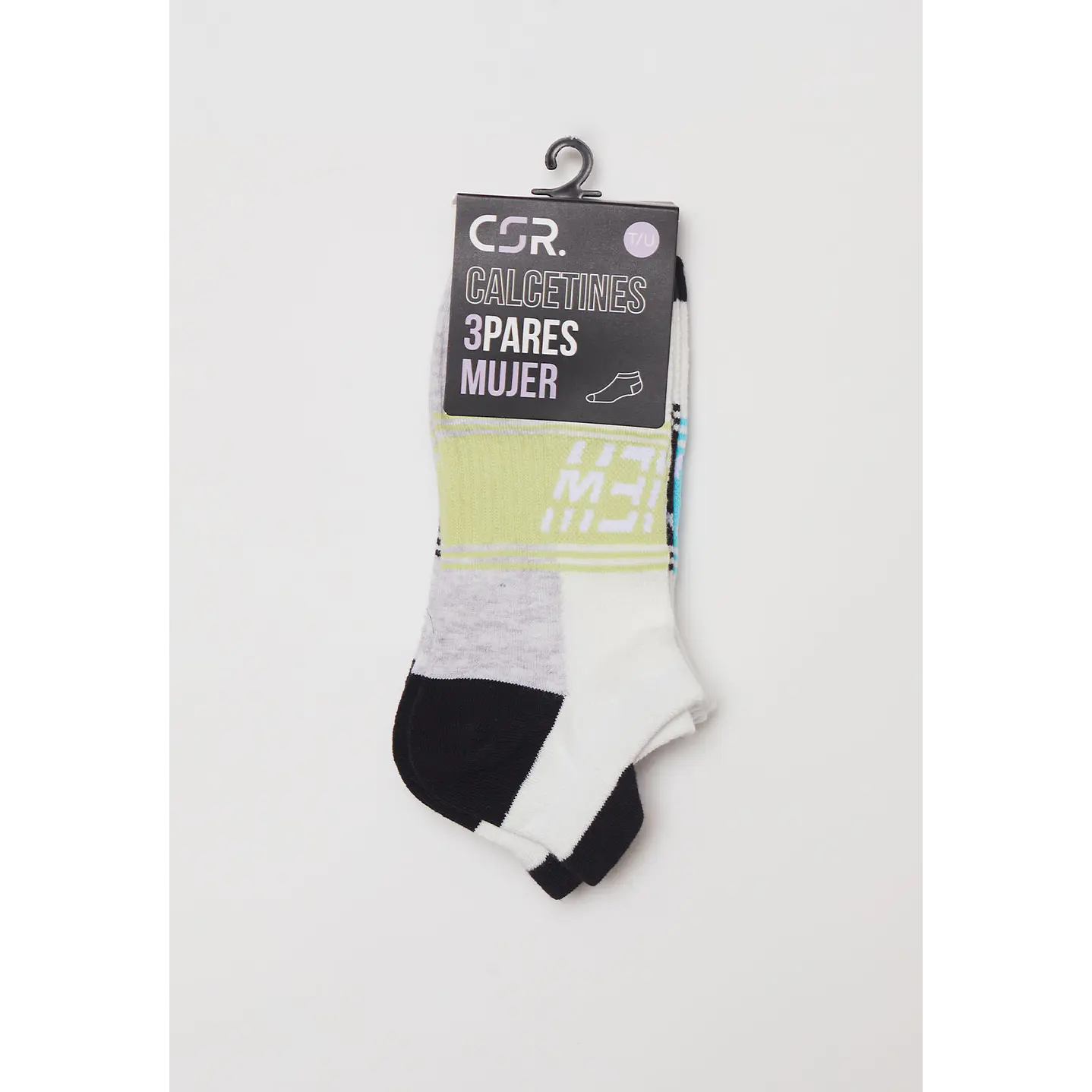 Calcetín Tripack Sport Mujer Gris Familyshop 2