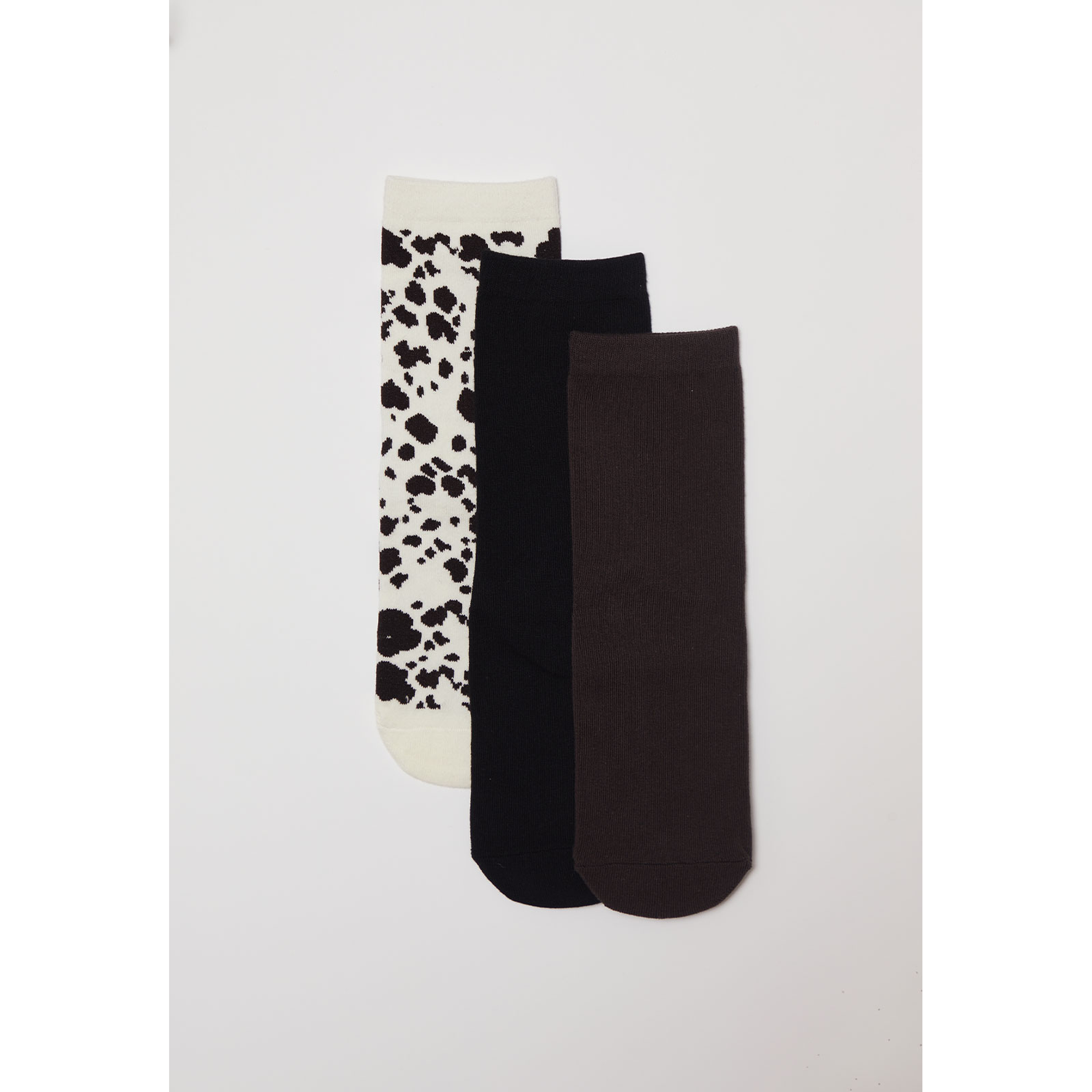 Calcetín Tripack Largo Mujer Blanco Familyshop 1