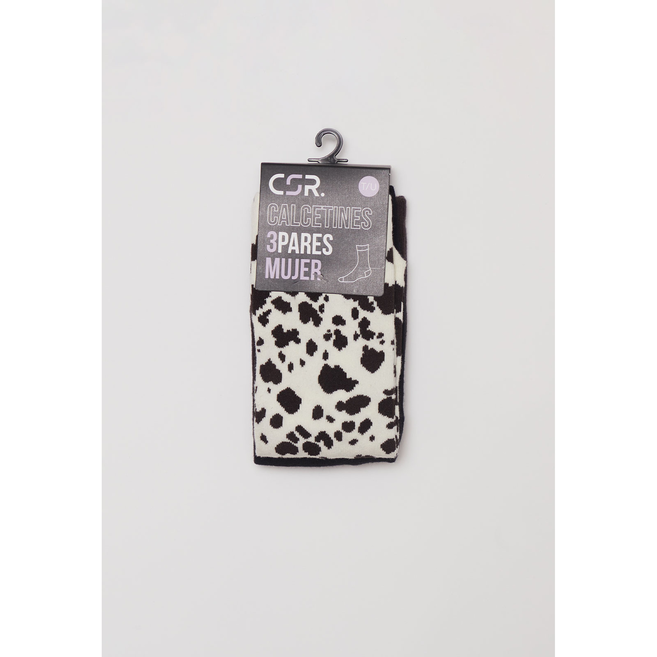 Calcetín Tripack Largo Mujer Blanco Familyshop 2