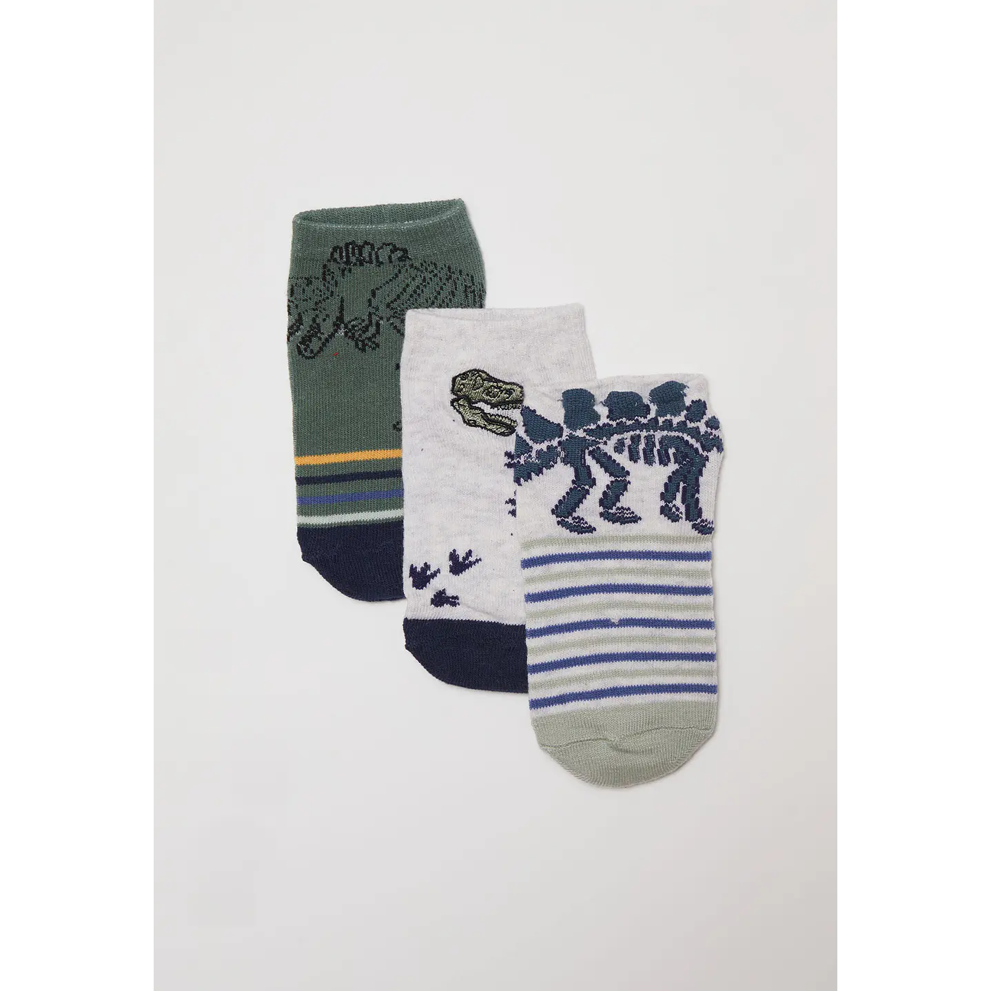 Calcetín Tripack Corto Niño Gris Familyshop 1