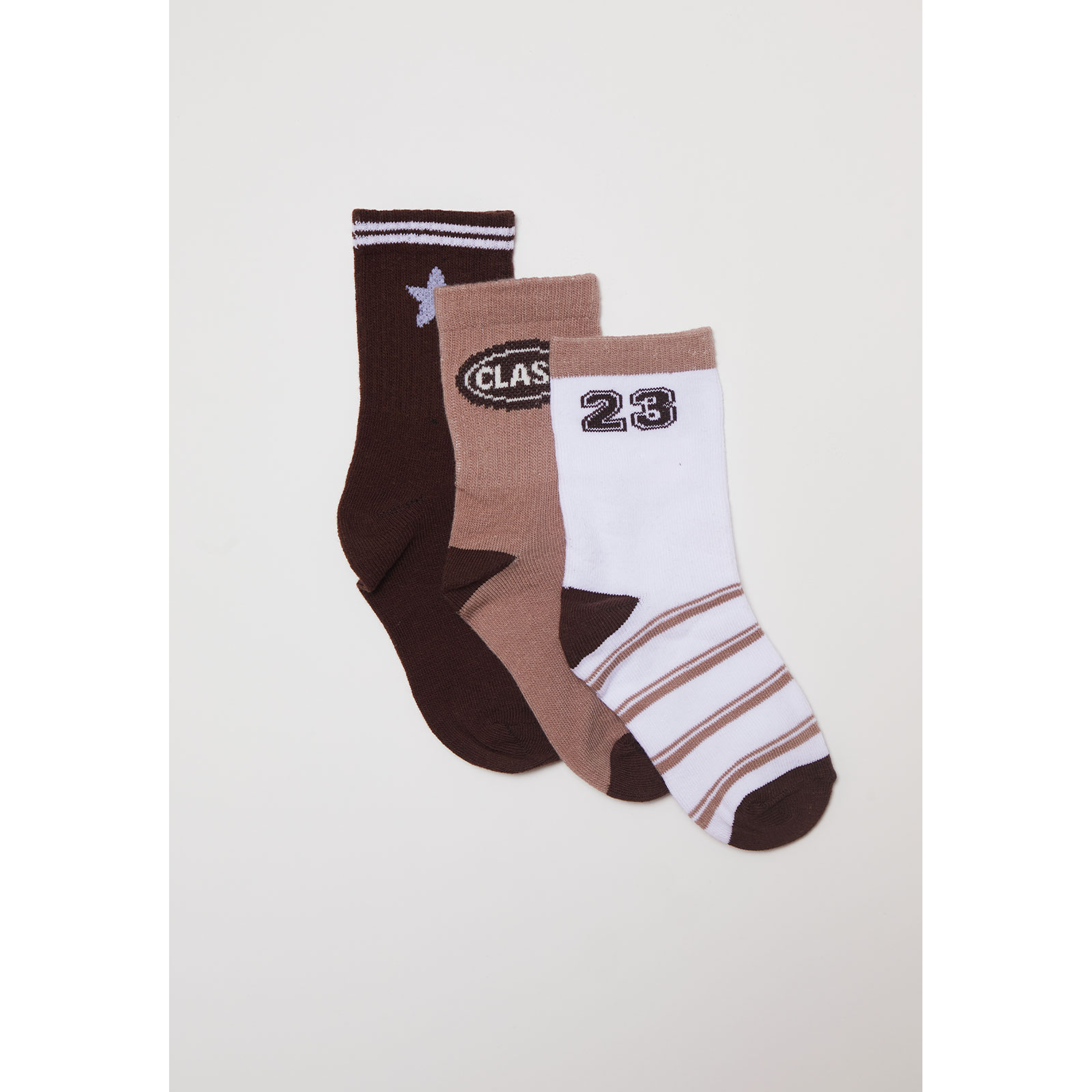 Calcetín Tripack Largo Niño Negro Familyshop 1