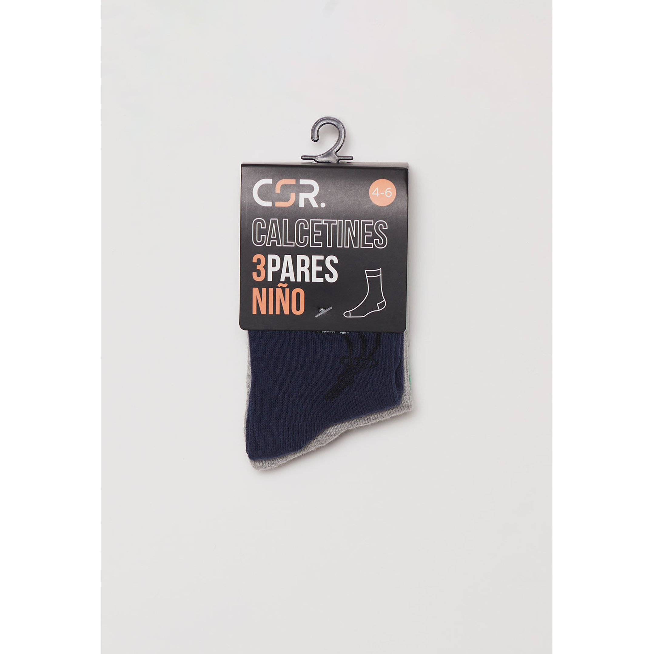 Calcetín Tripack Largo Niño Verde Familyshop 2