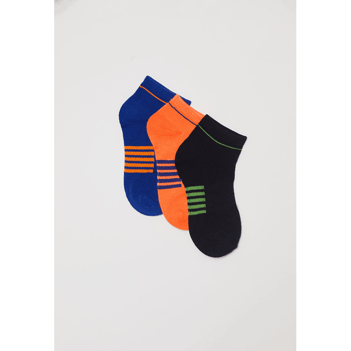 Calcetín Tripack Sport Niño Azul Familyshop 1