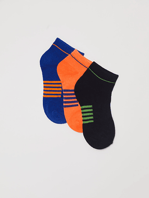 Calcetín Tripack Sport Niño Azul Familyshop