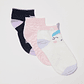 Calcetín Tripack Corto Niña Negro Familyshop - Miniatura 1