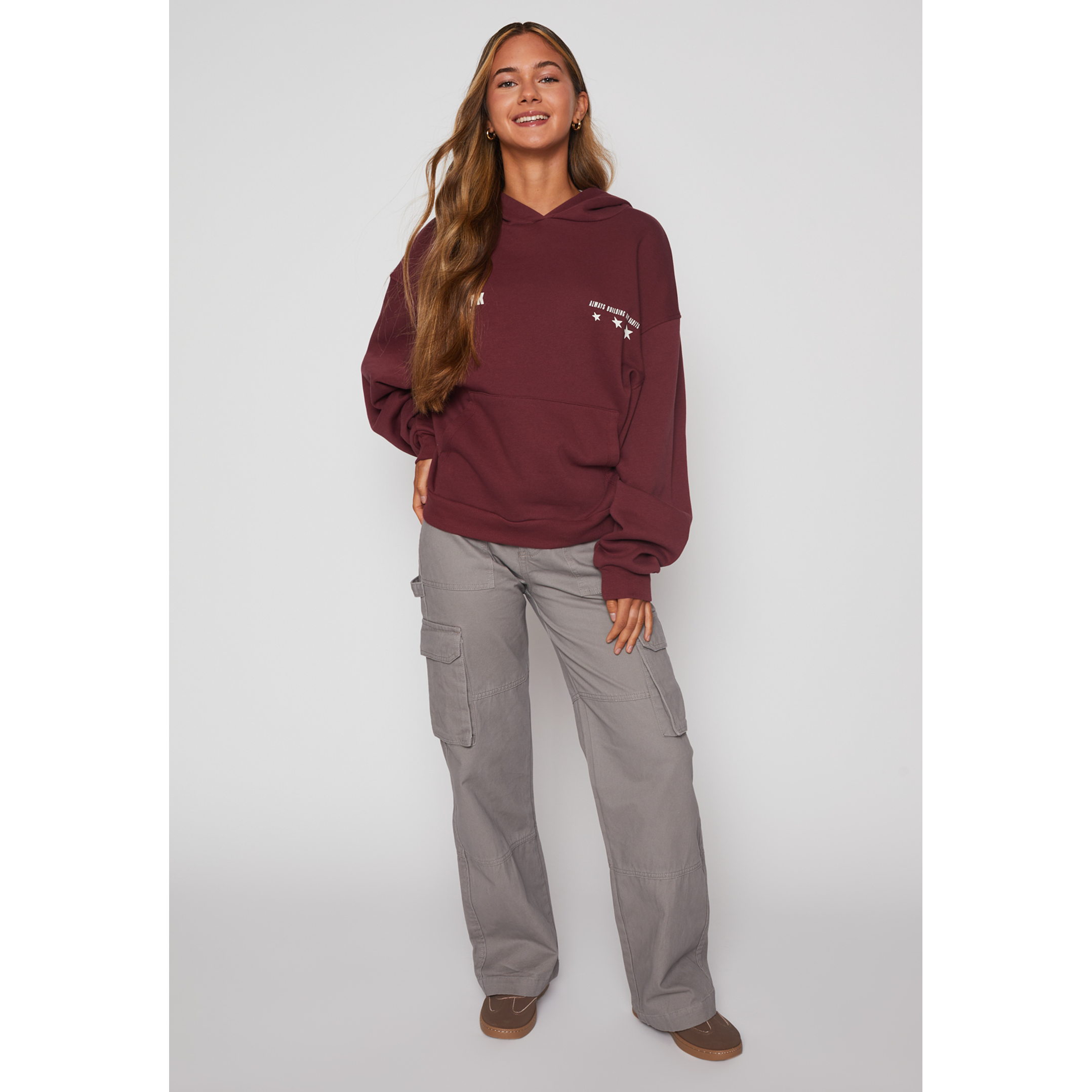 Pantalón Cargo Mujer Gris Familyshop 2