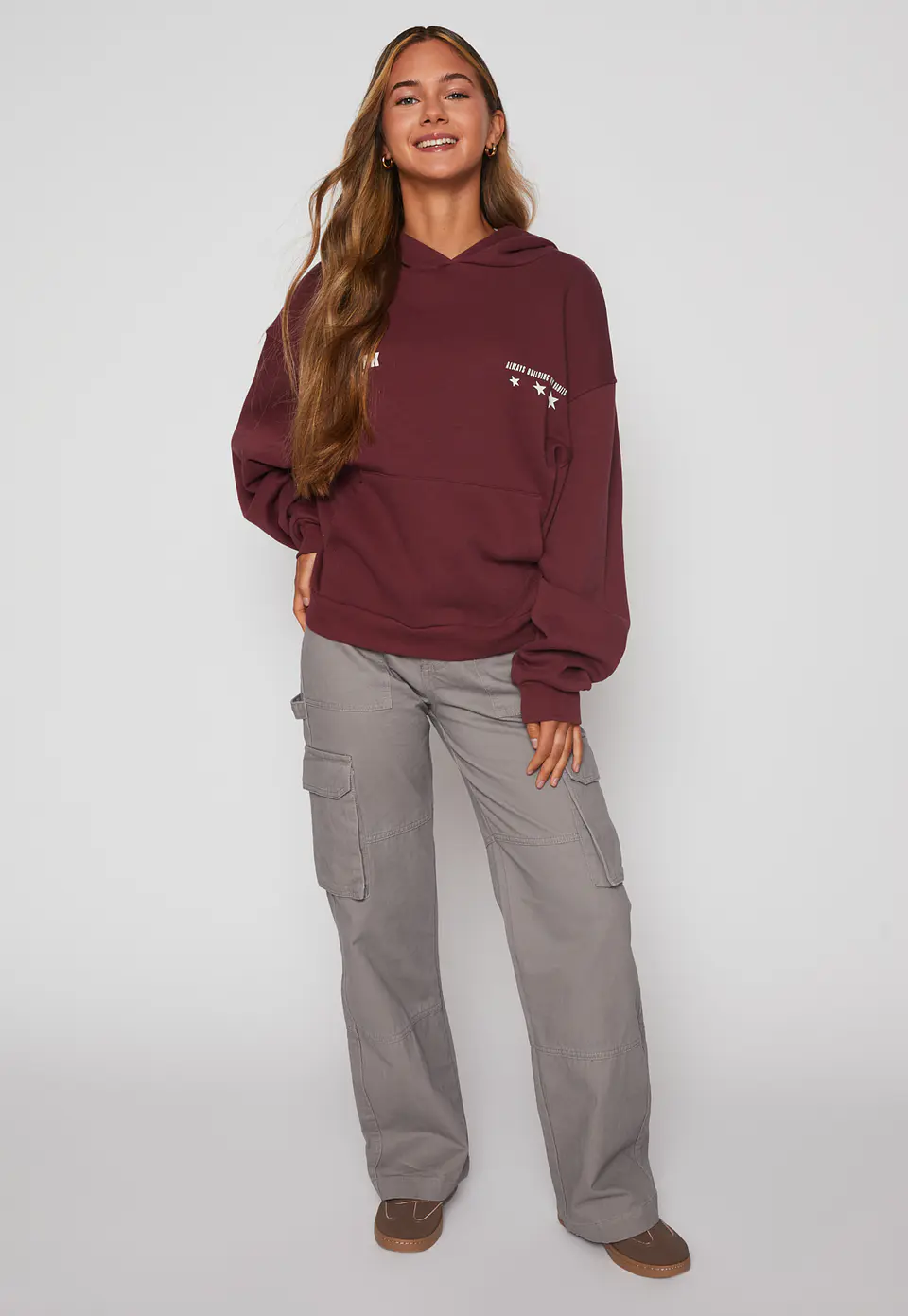 Pantalón Cargo Mujer Gris Familyshop 2
