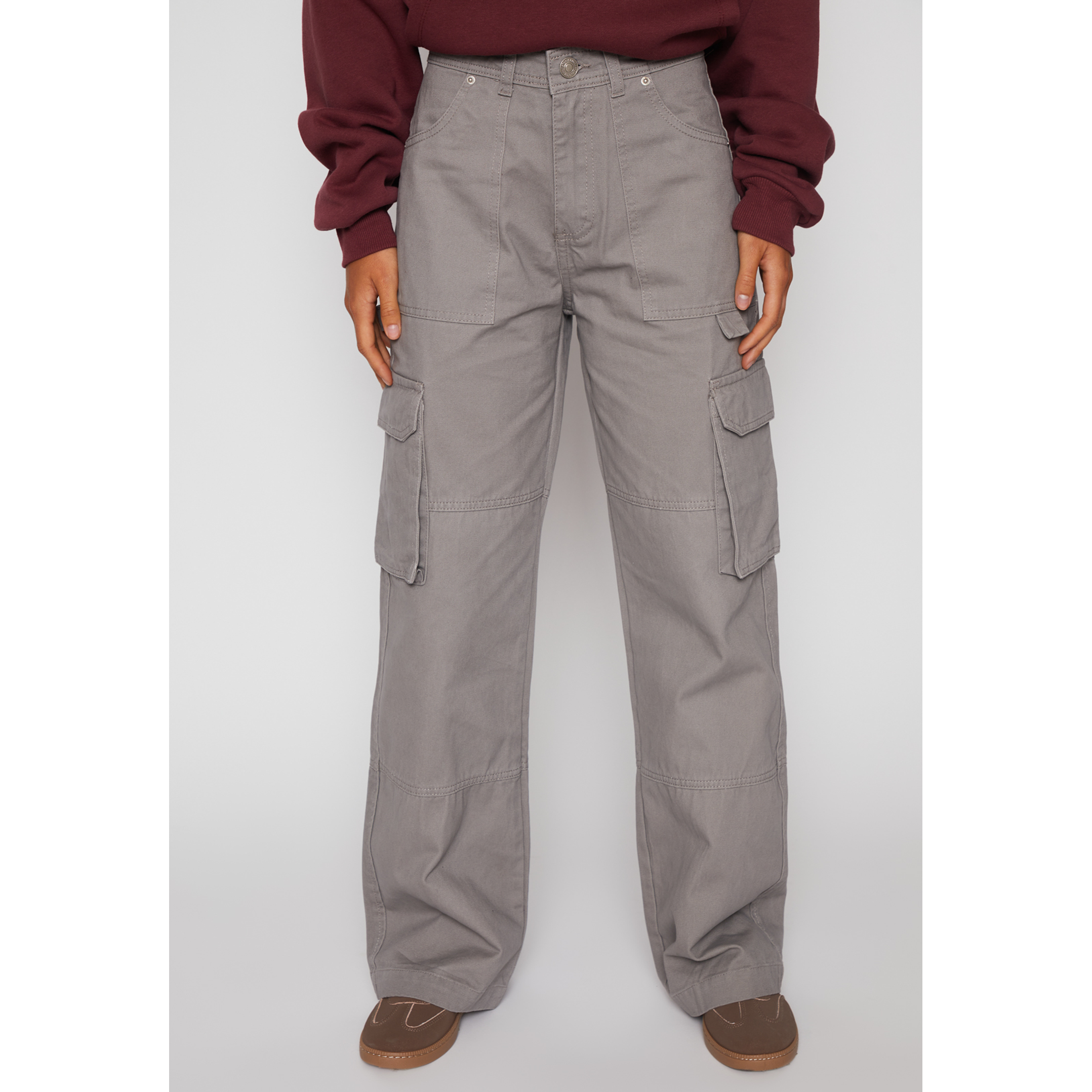 Pantalón Cargo Mujer Gris Familyshop 1