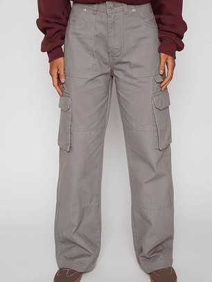 Pantalón Cargo Mujer Gris Familyshop