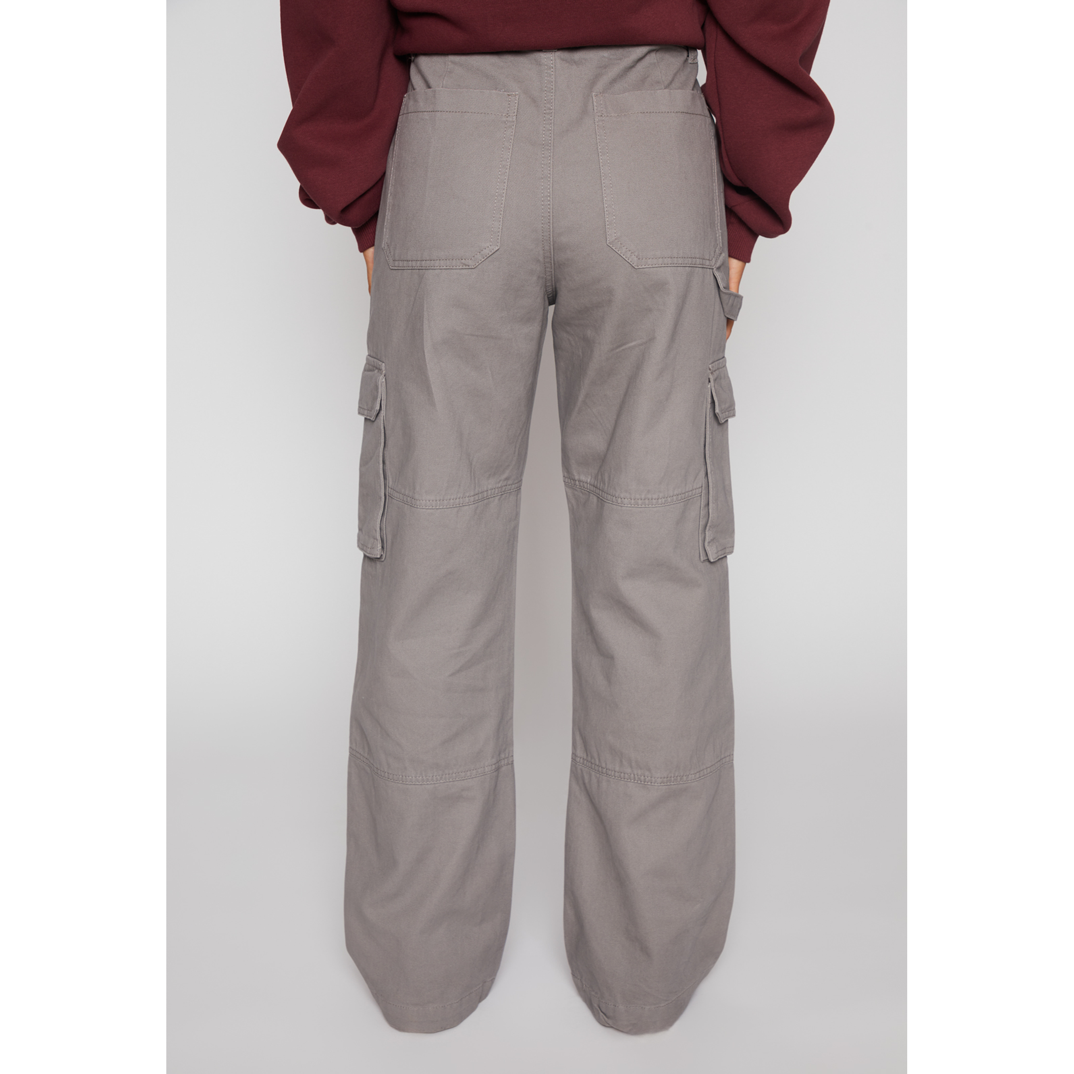 Pantalón Cargo Mujer Gris Familyshop 3