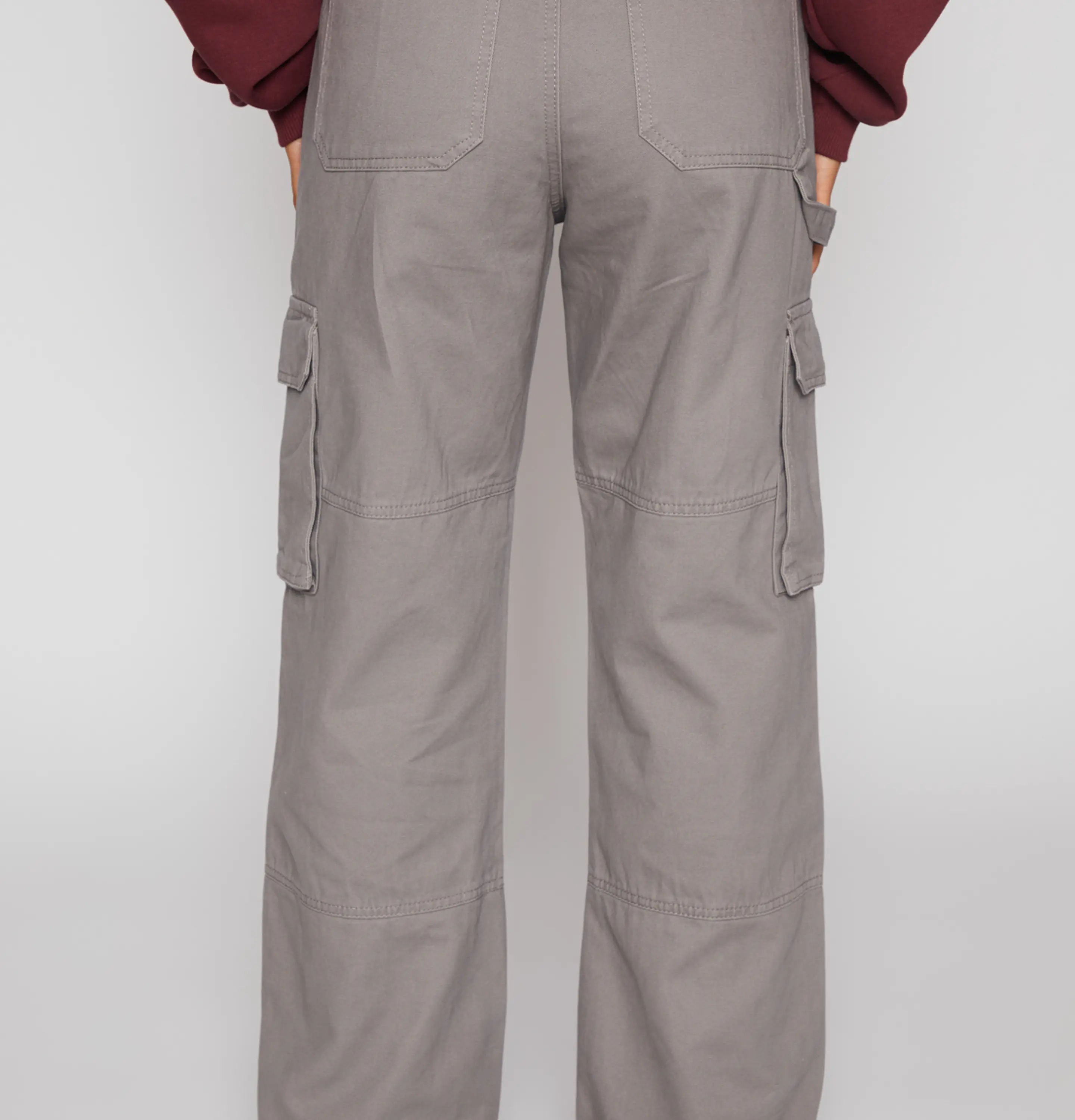Pantalón Cargo Mujer Gris Familyshop 3