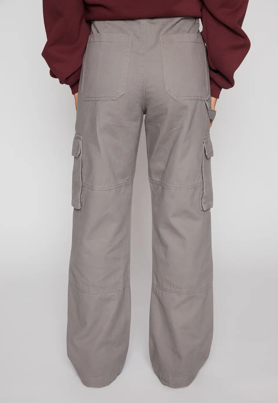Pantalón Cargo Mujer Gris Familyshop 3
