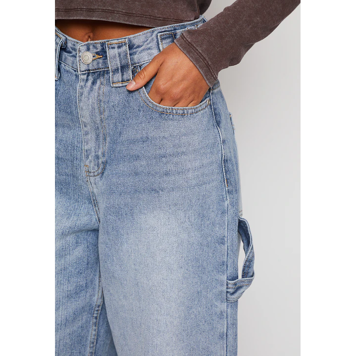 Jeans Baggy Mujer Azul Familyshop 4