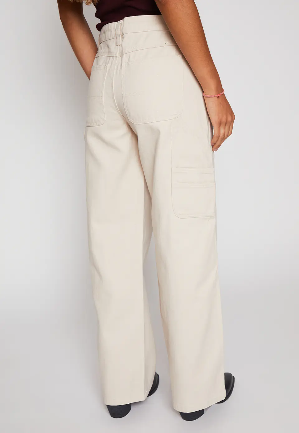 Pantalón Carpintero Mujer Crudo Familyshop 3
