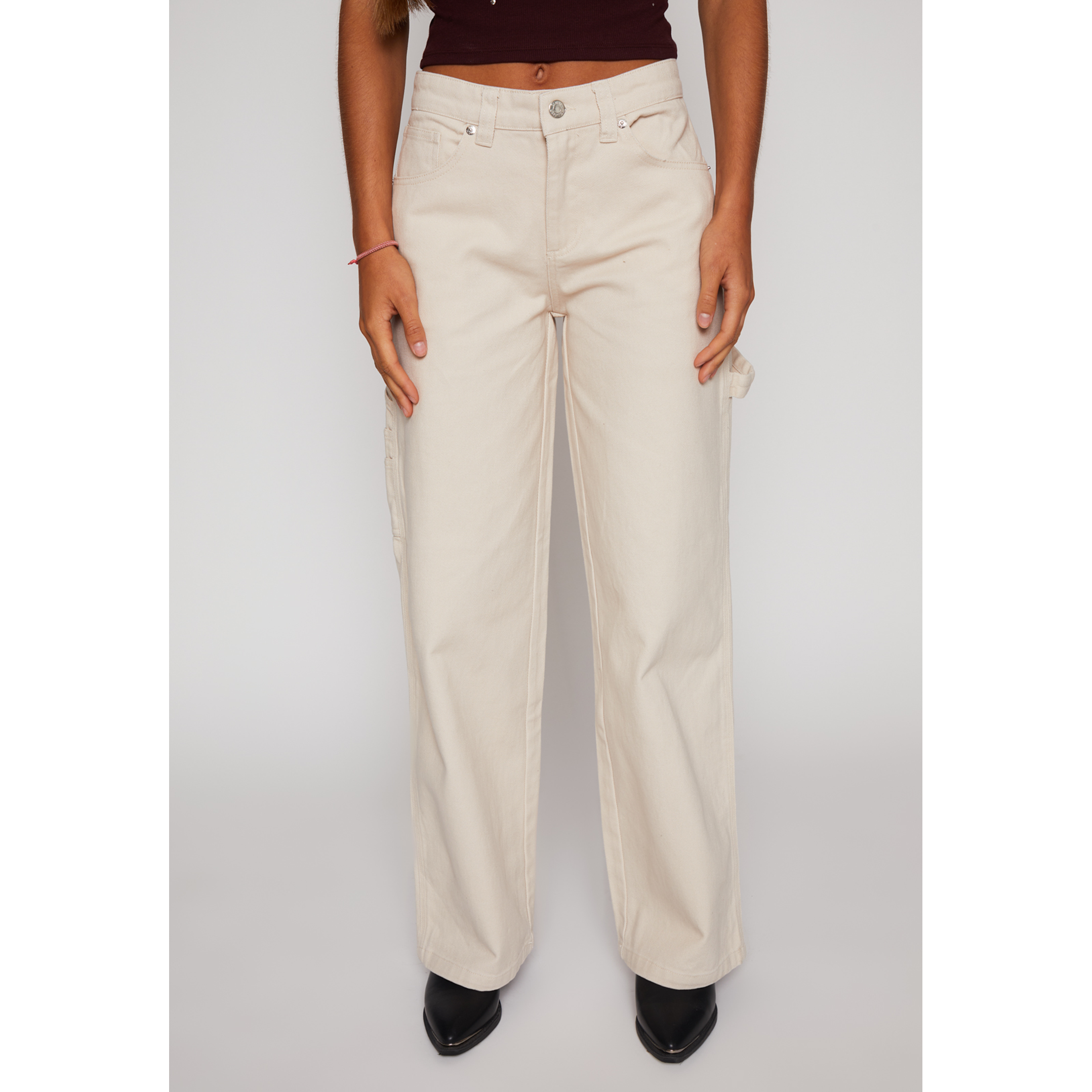 Pantalón Carpintero Mujer Crudo Familyshop 1