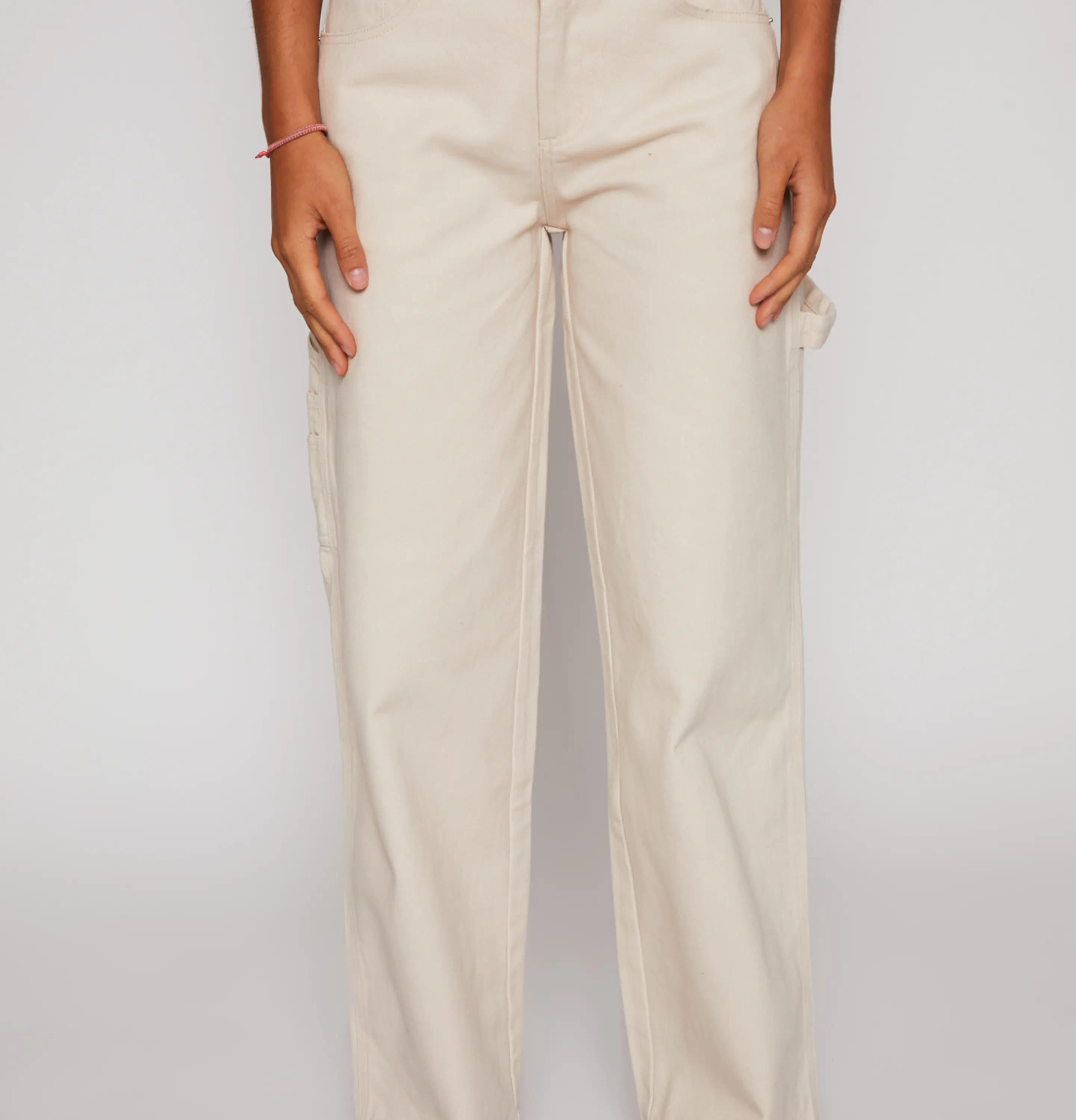 Pantalón Carpintero Mujer Crudo Familyshop 1
