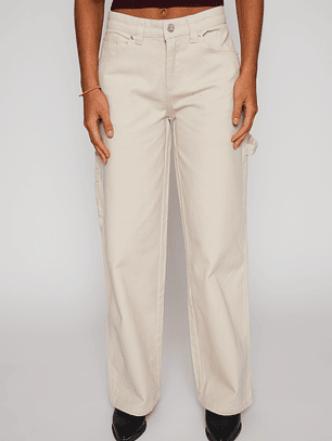 Pantalón Carpintero Mujer Crudo Familyshop
