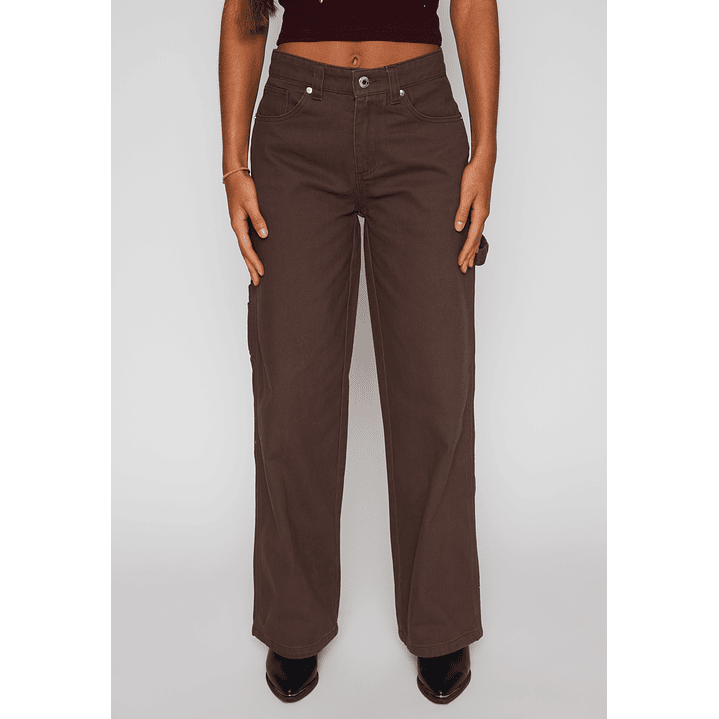 Pantalón Carpintero Mujer Café Familyshop 1