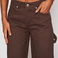 Pantalón Carpintero Mujer Café Familyshop - Miniatura 4