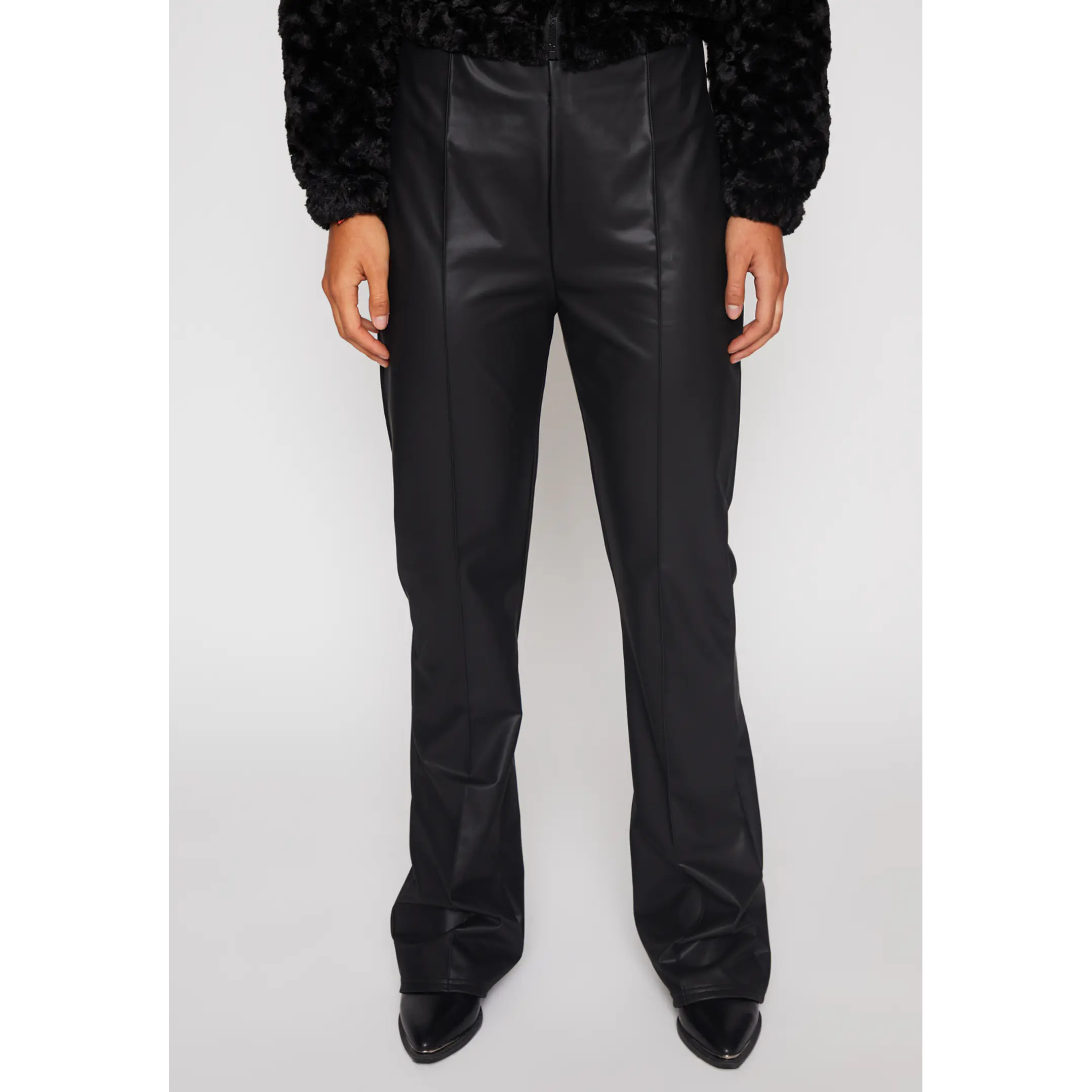 Calza Flare Mujer Negro Familyshop 1