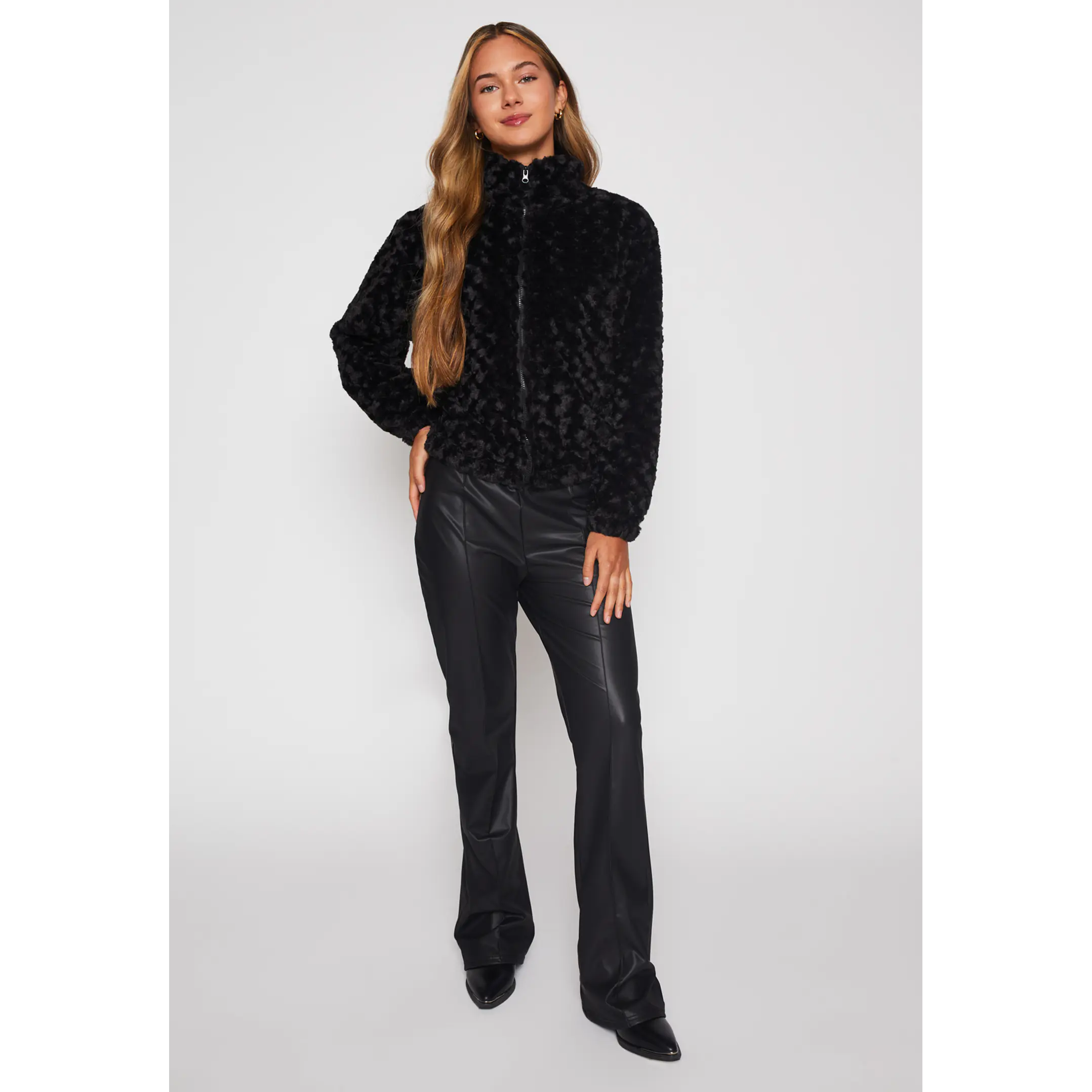 Calza Flare Mujer Negro Familyshop 2