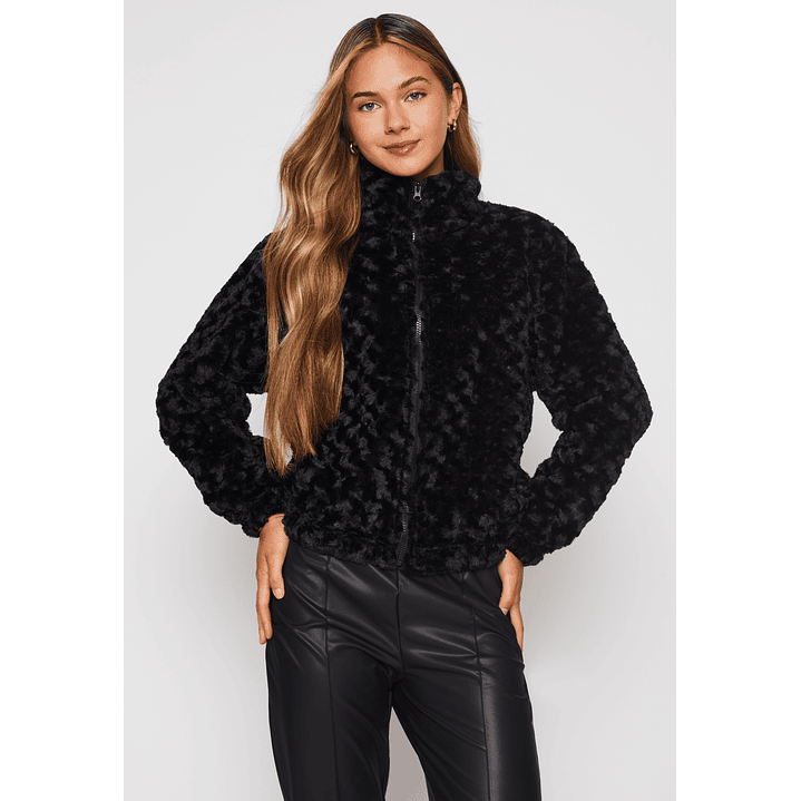 Polar Peludo Mujer Negro Familyshop 1