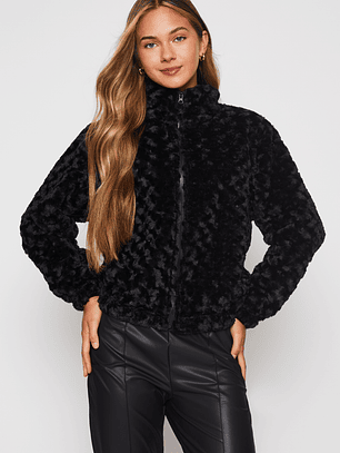 Polar Peludo Mujer Negro Familyshop