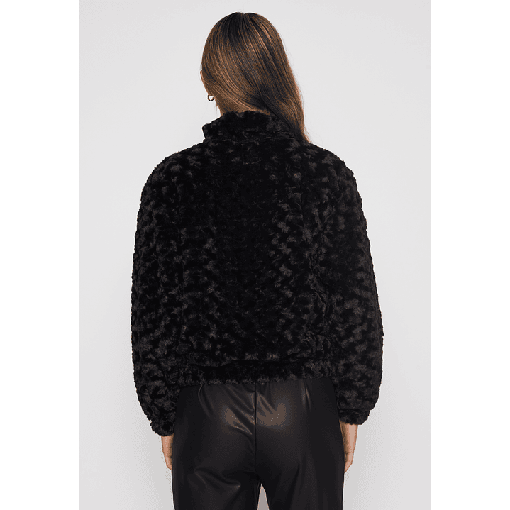 Polar Peludo Mujer Negro Familyshop 4