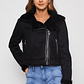 Chaqueta Aviadora Mujer Negro Familyshop - Miniatura 1