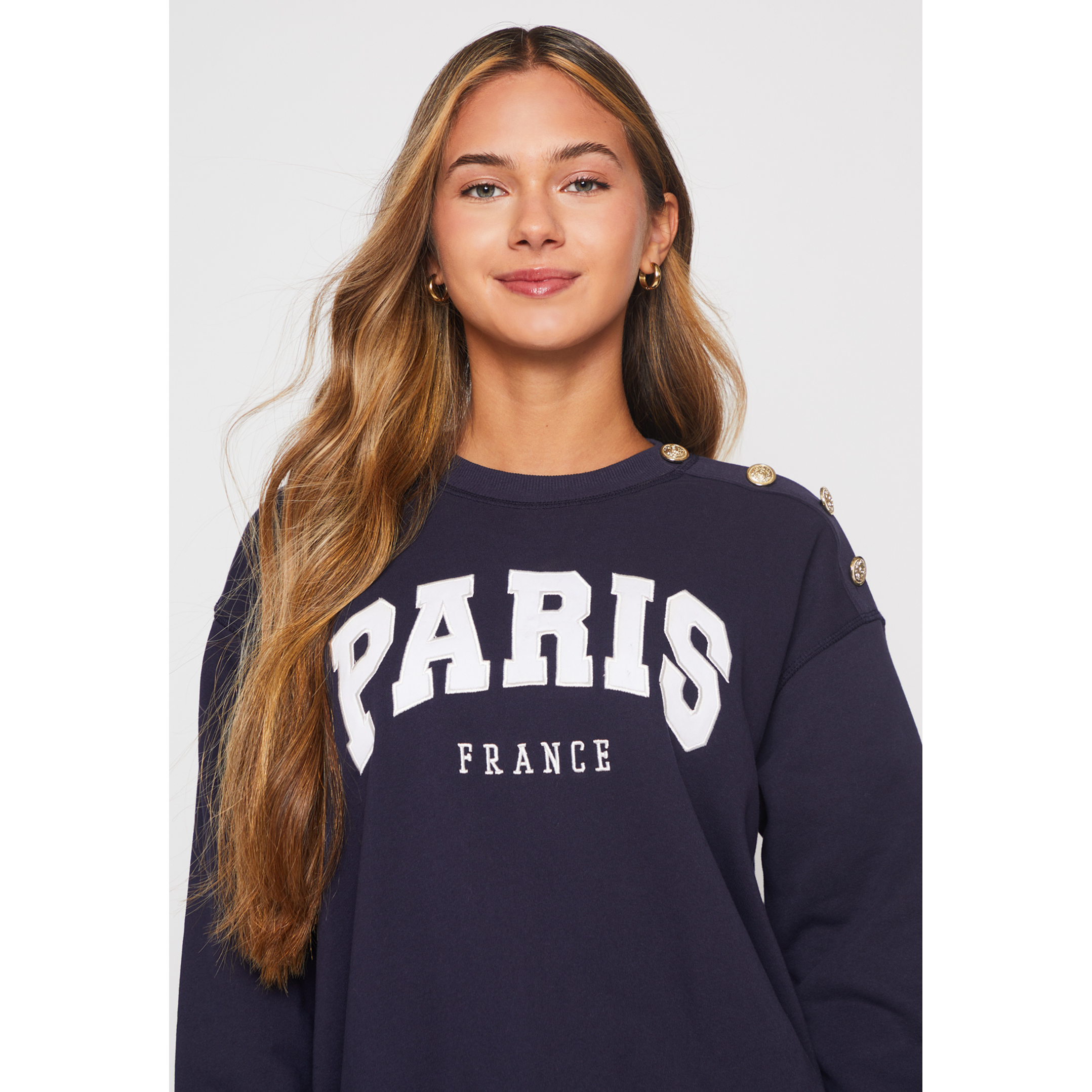 Polerón París Mujer Azul Familyshop 3