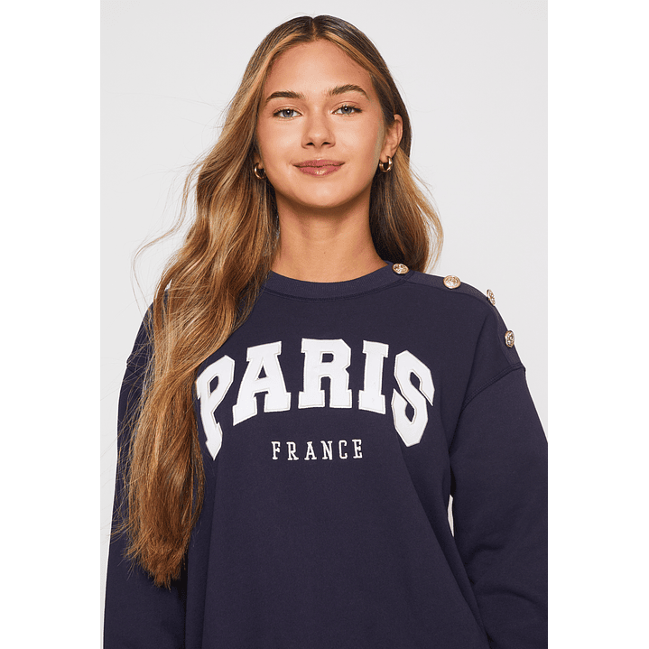 Polerón París Mujer Azul Familyshop 3