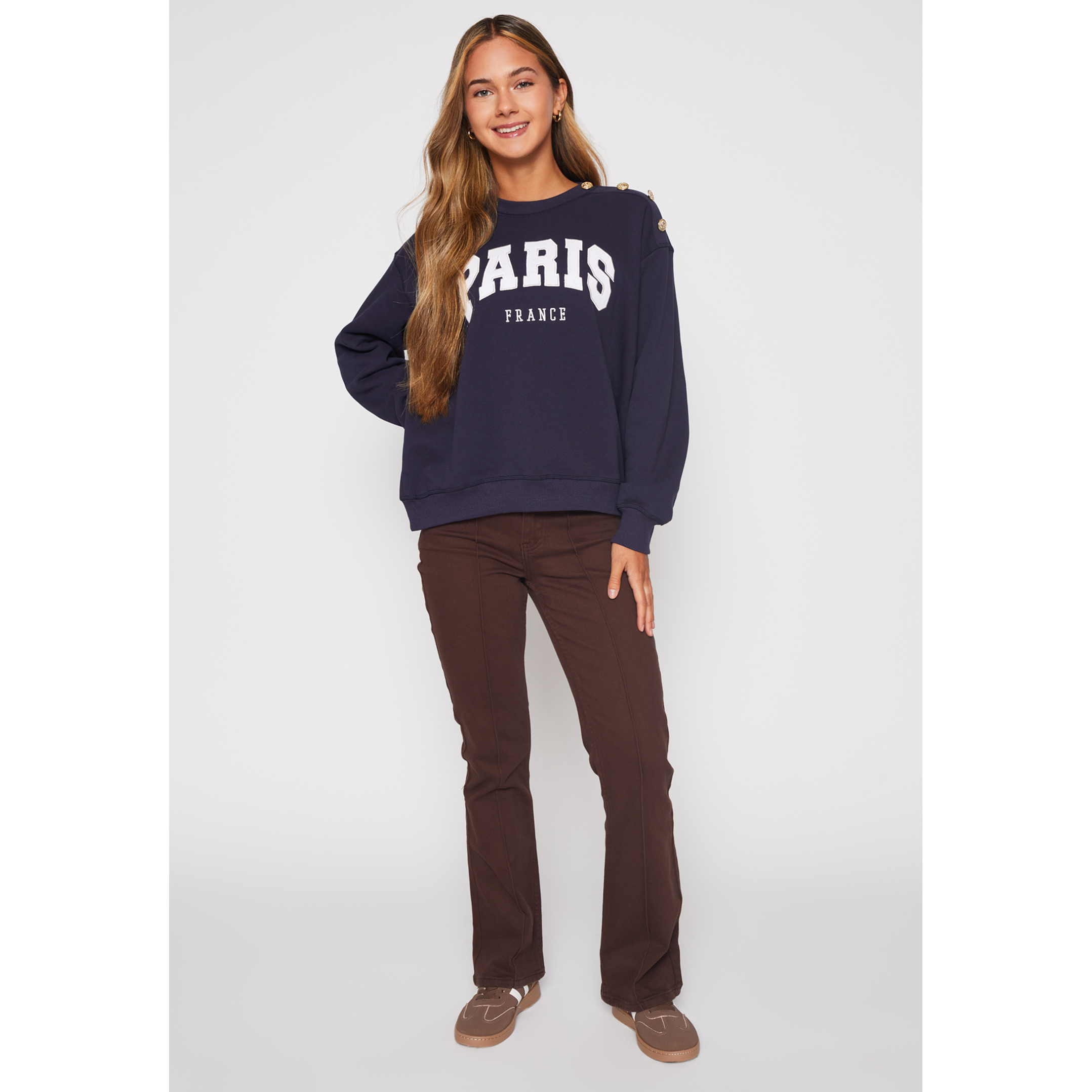 Polerón París Mujer Azul Familyshop 2