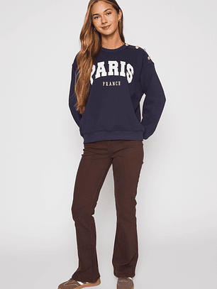 Pantalón Flare Mujer Café Familyshop