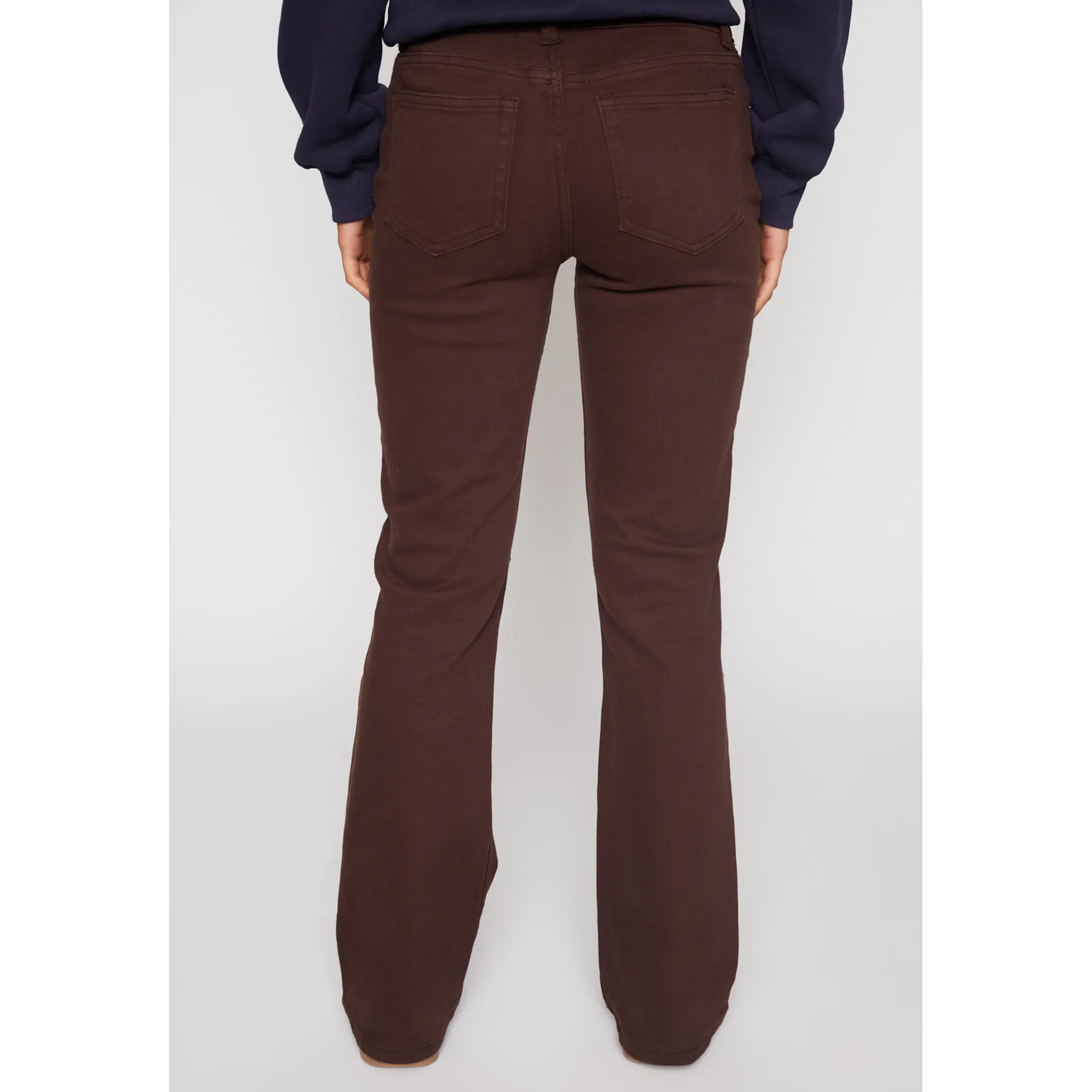 Pantalón Flare Mujer Café Familyshop 3