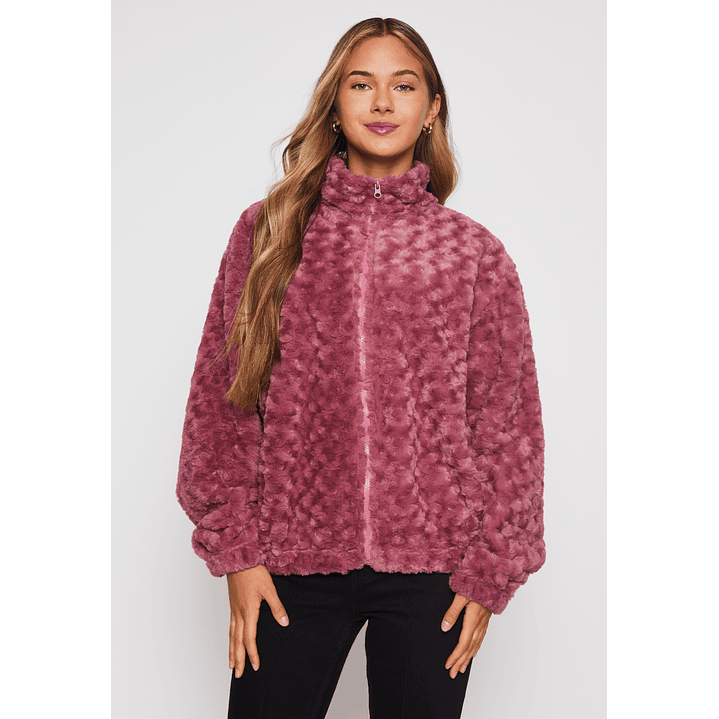 Polar Peludo Motas Grande Mujer Rosado Familyshop 1