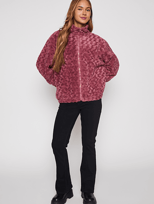 Polar Peludo Motas Grande Mujer Rosado Familyshop