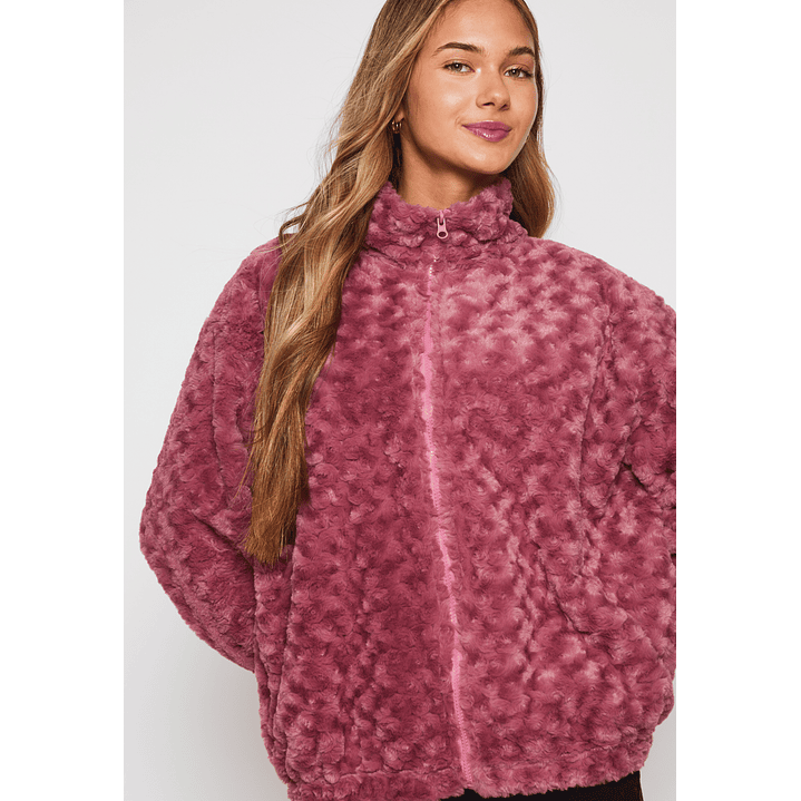 Polar Peludo Motas Grande Mujer Rosado Familyshop 3